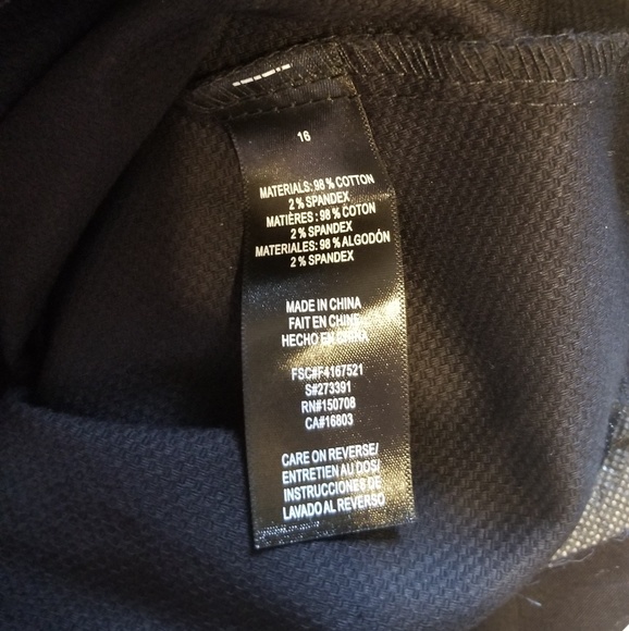 Black Signature Collection by AVON capris size 16 - Picture 4 of 5